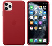 Apple Funda de cuero de manzana auténtica para iPhone 11 Pro Max (producto) rojo
