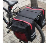 Zhiyi Bolsa de bicicleta doble, bolsa de transporte trasera, bolsa de transporte de bicicleta doble impermeable, bolsa de transporte de bicicleta d...