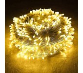 1000 Led 100m Fairy Lights a prueba de agua, con 8 modos de control remoto (blanco cálido)