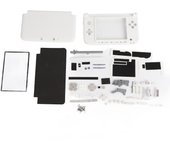 Cubierta de la carcasa completa Piezas de reparación de la carcasa Kit de repuesto completo compatible con 3DS XL White-YM