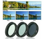 DJI Advanced Lens Drone Phantom Pro para cámara con filtro ND4 4/3 (ND2 ND8) 3 piezas