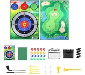 Juego de colchonetas de golf para niños Equipo de entrenamiento de golf para accesorios de golf en casa Estilo A 178cmx120cm