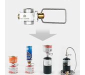Camping Gas Saver Plus Gas Converter Shifter Refill Flat Tank Conversion Adapter