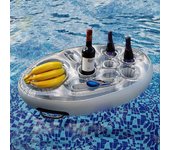 Piscina Flotante Bar de Bebidas, Soporte inflable para bebidas para piscinas y spa