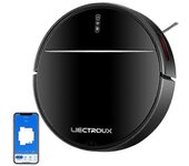 Liectroux M7s Pro Robot Aspirador Mapa Navegación, Aplicación wifi, barredora Fregona húmeda, Potencia de succión de 4000pa