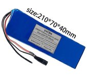 24v 58ah 7s3p 18650 Batería Batería de litio 29.4v 58000mah Bicicleta eléctrica ciclomotor eléctrico de litio I