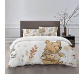 Juego de ropa de cama XU143 Winnie the pool Juegos de ropa de cama Cama Dibujos animados Funda nórdica ligera de 3 piezas (1 funda nórdica y 2 fund...