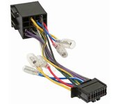 Conector de arnés de cableado estándar de radio estéreo para automóvil ABS Cable de enchufe PI100 de 16 pines para Pioneer 2003-On Como se muestra