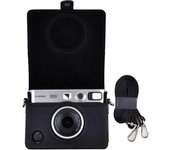 Estuche para cámara Mini EVO compatible con la cámara instantánea Fuji Instax Mini EVO con correa ajustable para el hombro