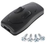 Lámpara Interruptor de control doble Ce Luz de pie Lámpara de mesa Interruptores de botón pulsador Dos-wa