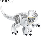 Secc Figuras De Dinosaurios Indominus T Rex Bloques Juguetes Bloque De Dinosaurio Grande, Cumpleaños De Los Niños Blanco Tyrannosaurus rex
