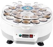 Pulidor de ahorro de espacio de la máquina de limpieza de bolas de piscina para entusiastas de 22 bolas para hombres Blanco 46cmx46cmx30cm