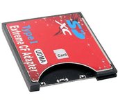 Nueva funda de tarjeta SD a CF compatible con Wireless Wifi Sd Card Type I Adapter Slr Cámara roja