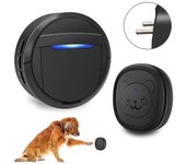 Timbre inalámbrico, campanas de perro para entrenamiento de orinal Ip55 Timbre impermeable Timbre Funcionamiento 55 Melodías 5 Niveles de volumen L...