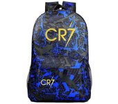 Mochila Cr7 18 pulgadas portátil USB Charge Impermeable Mochila escolar de negocios con mayor capacidad de viaje Mochila para adolescentes 4