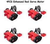 Moc Power Functions Motor Pack M / l / xl / servo Motor Mould King Enhanced Aa Aaa Battery Box Technical Parts Diy Car Truck Power Up 4 Servo rojo