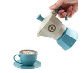 Generic Modelo clásico de café Set Moka para Express Pot Kitchen Cooking Toy Girl Favorite Moka pot