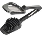 Rebanadora de huevos Cortador de frutas de tomate champiñón con mango largo Rebanadora con ABS Accesorios de cocina multifunción Herramienta de coc...