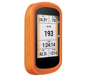 For-Garmin Edge 840 Estuche para computadora de bicicleta Cubierta de bicicleta Protector de pantalla antideslizante Naranja