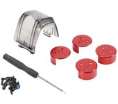 Tapa de lente de dron antiarañazos para accesorios de dron Avata 2 Kit de cubierta de tapa de lente de cámara Como se muestra