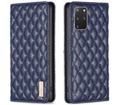 Foxdock Funda para Samsung Galaxy S20 Plus Estuche de soporte de cubierta protectora Flip Folio con cierre magnético de cuero PU Azul