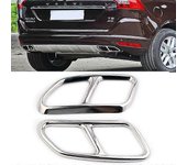 Para Volvo Xc60 2014-2017 Car Styling Rline Tail Throat Escape Pipe Tail Pipe Exhaust Cover Muffler Tip Auto Accessories