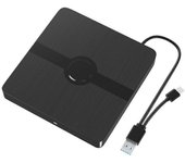 Unidad externa de Blu-ray DVD, USB 3.0, unidades ópticas portátiles, grabadora de CD, DVD, reproductor de reproductor, lector para ordenador portát...