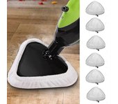 6 piezas H2o Steam Mop Pads Cover Cover Trapo de limpieza de paño lavable de repuesto -YX