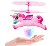 Juguetes de hadas voladoras para niñas Sky Magic RC Unicornio Juguetes para niños de 6 7 8 9-12 años Juguete de dron helicóptero de bola voladora i...
