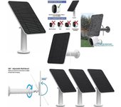 Carga del panel solar para Arlo Ultra / ultra 2 / pro 3 / pro 4 / pro 3 Floodlight / go 2 4w