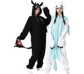Pijama adulto Kigurumi Onesie Dibujos animados Tothless para mujeres adultas Hombres Pijama de animales Ropa de casa Disfraz de fiesta de cosplay d...