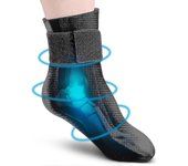 Calcetín reutilizable de terapia de frío en gel para terapia de frío y calor, envoltura de bolsa de hielo para tobillo y pie para lesiones, alivio ...