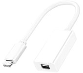 Thunderbolt 3 USB 3.1 a 2 Cable adaptador para Windows Mac Os Bh Blanco