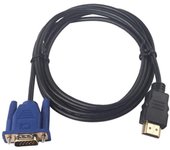 1.8/3/5/10m 1080p Hdmi a Vga 15pin cable adaptador de cable macho plomo para Hdtv Hd Lcd