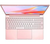 Portátil de 15,6 pulgadas para Intel J4125CPU para Windows 11 Sistema 2.4G 5G WIFI 12G RAM Portátil rosa con retroiluminación de huellas dactilares...