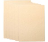 50 piezas de hojas de papel A4 papel retro pergamino para certificado y diploma 90 g (marrón claro) Como se muestra
