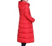 Chaqueta de invierno para mujeres chaqueta casual larga con cremallera exterior chaqueta de globo adecuada para el desgaste de reunión de amigos Ro...