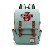 Stranger Things Mochila Niños Niñas Mochila Escolar Adolescente Bolsa Portátil Mujeres Hombres Mochilas Casual Travel Rucksack Mochila 25 43CMX29CM...