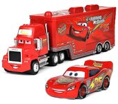 Coches 2/3 Película Mcqueen El Rey Polluelo Hicks Mack Camión Tío Deportes Juguetes Set Niños Regalos de Cumpleaños