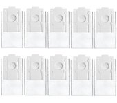 10pcs bolsas de polvo de reemplazo para Vca-rdb95 Jet Bot + Jet Bot Ai + Robot aspirador Accesorio de estación limpia