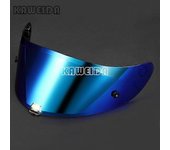NUEVO CASCO MOTO Casco HJ-26 VISOR para HJ-26 RPHA-11 & RPHA-70 Revo Night Vision Universal UV Anti-Glare Lens Motorbike VISOR Azul