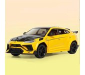 1:24 URUS SUV Aleación Modelo de coche deportivo modificado Modelo de vehículo todoterreno de metal fundido a presión Simulación Sonido y luz Jugue...