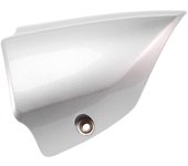Cubierta del tubo de escape de la motocicleta Silenciador Cubierta frontal Ajuste para Tmax500 / 530 T-max 500 530 2008-2016 Plata