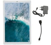 para Android 11 Tableta IPS HD de 10 pulgadas con pantalla grande de 3 GB 64 GB y 8 núcleos con red 3G WIFI azul 100?240V Enchufe azul de la UE