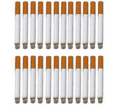 2/24/60pcs Broma Broma Magia Novedad Truco Cigarrillos falsos Maricones Efecto humo 24PCS