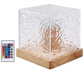 Luz de proyector Galaxy para dormitorio - Luz sensorial con 16 colores, Luz nocturna del proyector para Bedroo Madera transparente