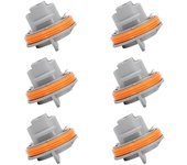 6 piezas luz trasera luz trasera bombilla trasera casquillo BS01 para 1999-2004 JEEP Grand Cherokee 4676589 923-034 034145-YVAN