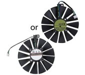 Reemplazo del ventilador de enfriamiento de la tarjeta gráfica para ASU RX580 / RX570/470/1070 Single
