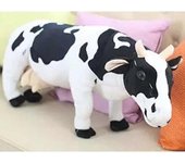 30 pulgadas de 30 pulgadas de 30 pulgadas de peluche juguete de peluche suave muñeca de peluche de granja animal de leche de vaca de peluche jumbo ...