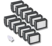 Paquete de 12 filtros de repuesto con piezas de repuesto para Irobot Roomba I&e I1 I3 I4 I6 I7 I8 E5 E6+ J7 (no para J7+) para accesorios de aspira...